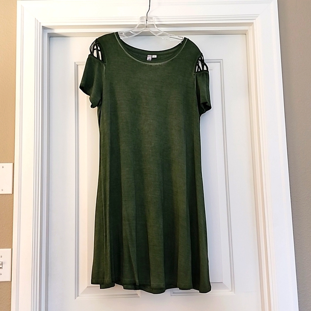 ALYA Womens T-shirt dress size large